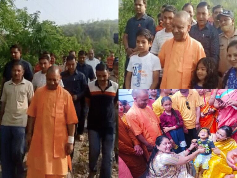 पुरानी यादें ताजा : गांव में आम लोगों की तरह घूमने निकले सीएम योगी (cm yogi) ने सभी से की खूब बात, फोटो भी खिंचवाई   