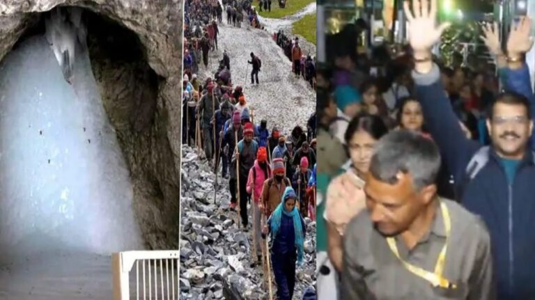 आस्था : 43 दिनों तक चलने वाली बाबा अमरनाथ यात्रा (#Amarnath Yatra) जयकारों के साथ शुरू हुई, बम-बम भोले की गूंज