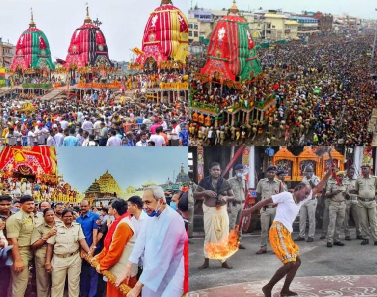 आस्था : उड़ीसा में हजारों श्रद्धालुओं की दो साल बाद पूरी हुई मनोकामना, रथ खींचने की लगी रही होड़ #Jagannath Rath Yatra