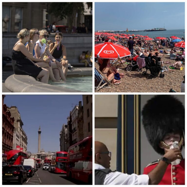 अजब-गजब : भीषण गर्मी (Scorching heat) से कराह उठा यूरोप : दुनिया का खूबसूरत शहर लंदन बेहाल, ब्रिटेन सरकार ने पहली बार जारी की रेड वार्निंग