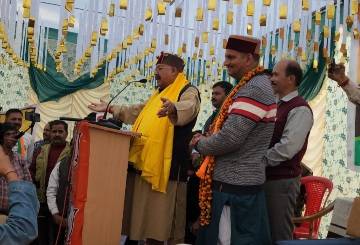 हिमाचल विधानसभा चुनाव : केंद्र सरकार पावर हाउस के समानः महाराज