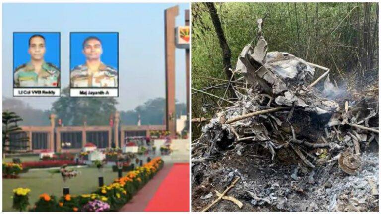 दु:खद: अरुणाचल प्रदेश में चीता हेलीकॉप्टर क्रैश (Cheetah helicopter crash) में दोनों पायलट की मौत, शव बरामद