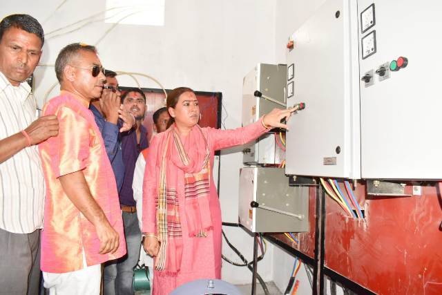 कैबिनेट मंत्री व सोमेश्वर विधायक रेखा आर्या (Rekha Arya) ने किया नौगाँव पम्पिंग लिफ्ट सिंचाई योजना का लोकार्पण