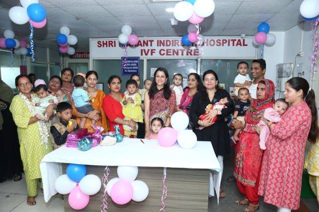 श्री महंत इन्दिरेश अस्पताल में धूमधाम से मनाया गया विश्व आईवीएफ दिवस
