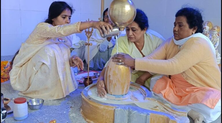 पानीपत में महारुद्राभिषेक एवं विशाल शोभायात्रा