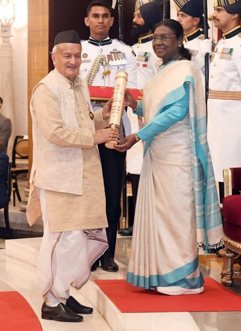 पद्मभूषण से सम्मानित हुए भगत सिंह कोश्यारी