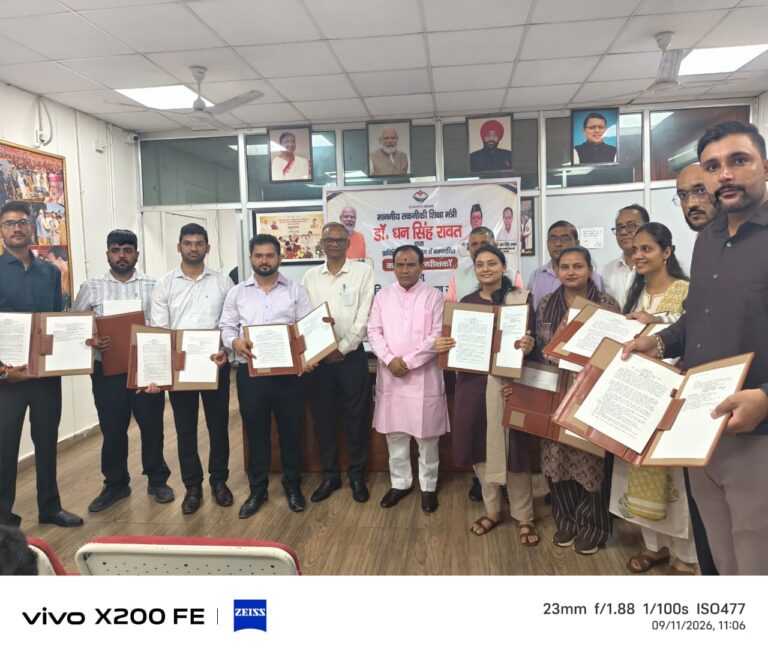 तकनीकी शिक्षा विभाग को मिले 9 कर्मशाला अधीक्षक, विभागीय मंत्री डाॅ. रावत ने वितरित किये नियुक्ति पत्र