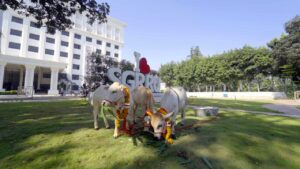 दुनिया की सबसे छोटी नस्ल की नैनो गाय श्री गुरु राम राय विश्वविद्यालय में पहुंची 3 IMG 20260924 WA0000